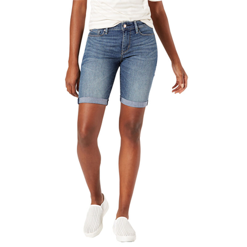 Signature by Levi Strauss & Co. Gold Label Women's Mid-Rise Bermuda Shorts image number 0