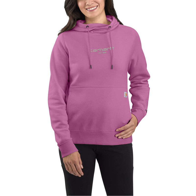 Carhartt Women's Force Relaxed Fit Lightweight Graphic Hooded Sweatshirt image number 0