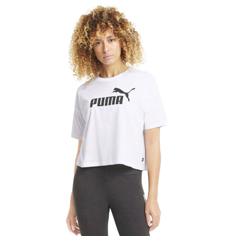 Puma Women's Cropped Logo Tee image number 0