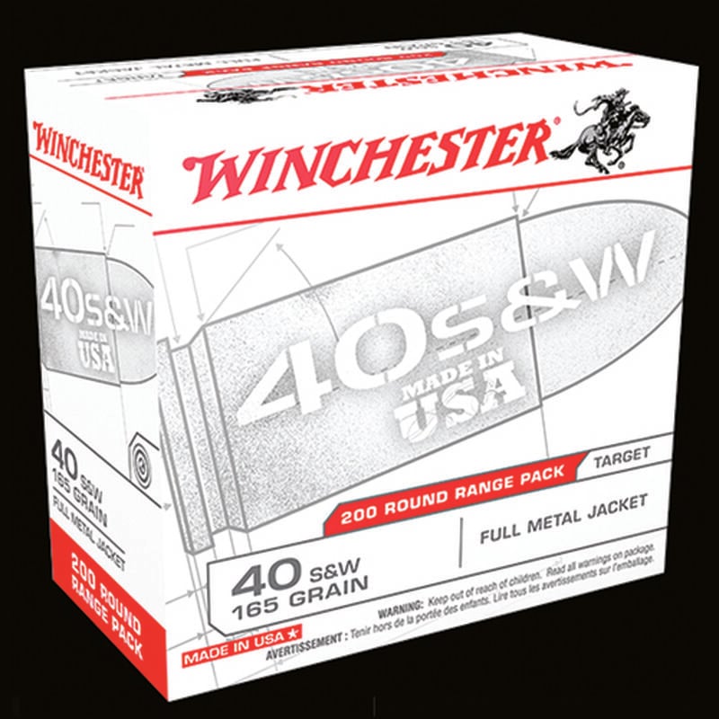 Winchester 40 S&W 200 Round Ammo Pack image number 1