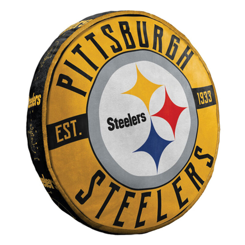 Pittsburgh Steelers 15" Cloud Pillow, , large image number 0
