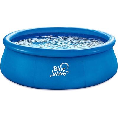 Blue Wave 13ft Round 33in Deep Speed Family Cover Quick Set Pool