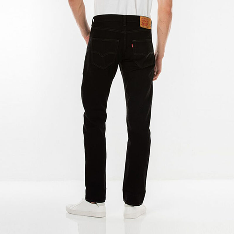 Levi's Men's 501 Black Wash Original Fit Jeans image number 3