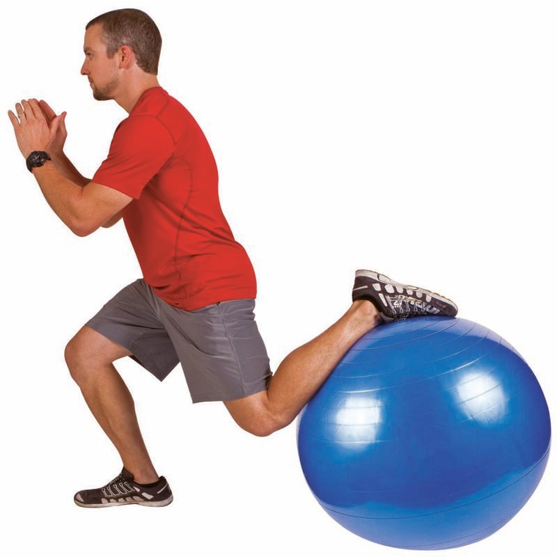 Go Fit 75cm Exercise Ball with Pump & Training Poster image number 4