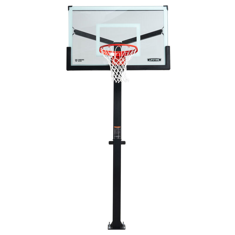 Mammoth 54" 90965 Glass In-Ground Basketball System image number 0