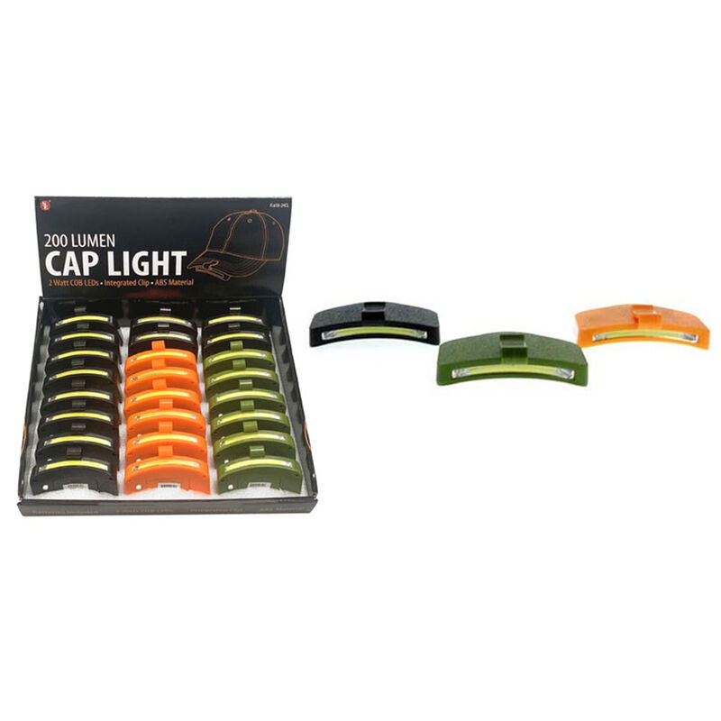Se 200 Lumen/2 Watt COB LED Cap Lights with Integrated Clip image number 0