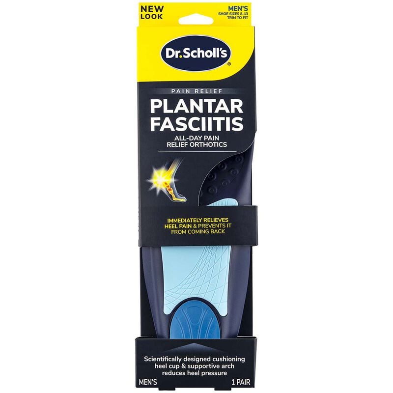 Dr Scholls Men's Plantar Fasciitis All-Day Pain Relief Orthotics Insoles image number 0
