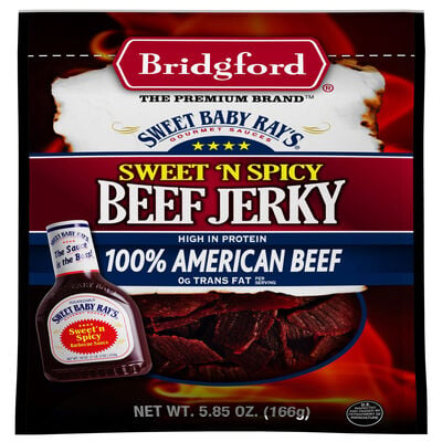 Bridgford Sweet Baby Ray's Sweet N Spicy Beef Jerky