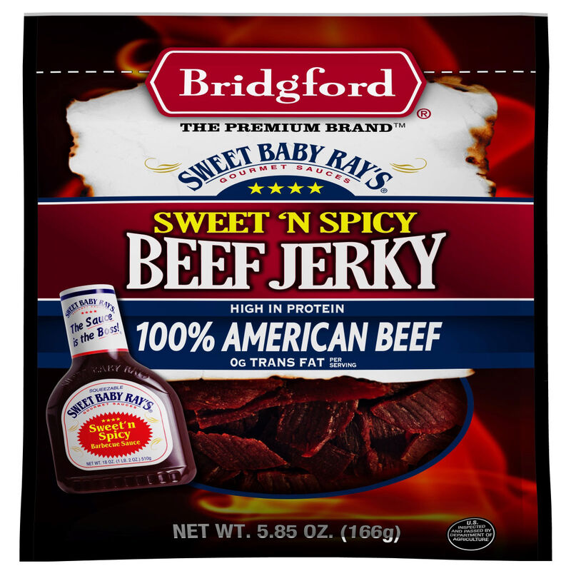 Bridgford Sweet Baby Ray's Sweet N Spicy Beef Jerky image number 0