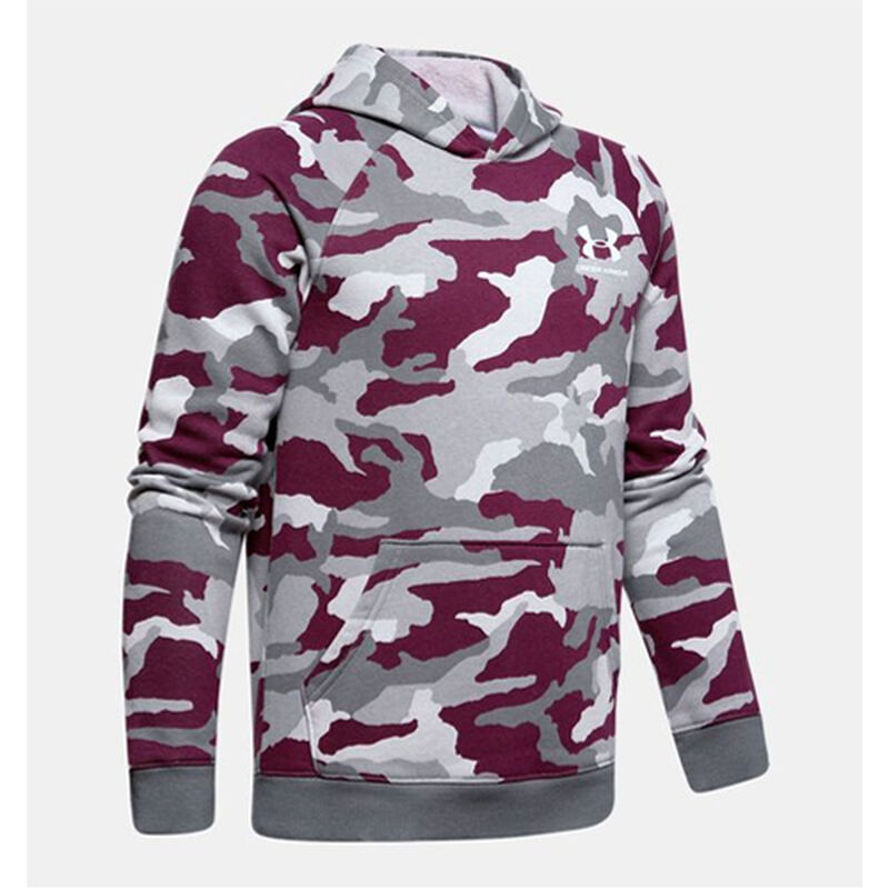 Under Armour Boys' Rival Camo Printed Hoodie image number 0