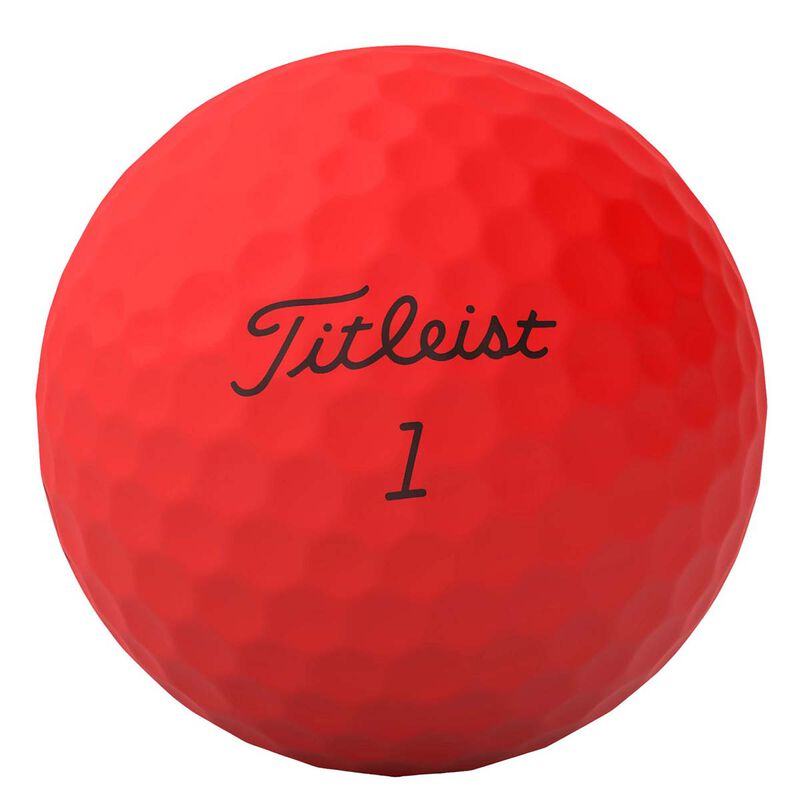 Titleist TruFeel Matte Red Golf Balls image number 2