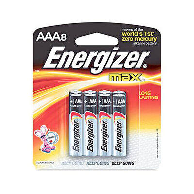 Energizer Max AAA Batteries 8-Pack