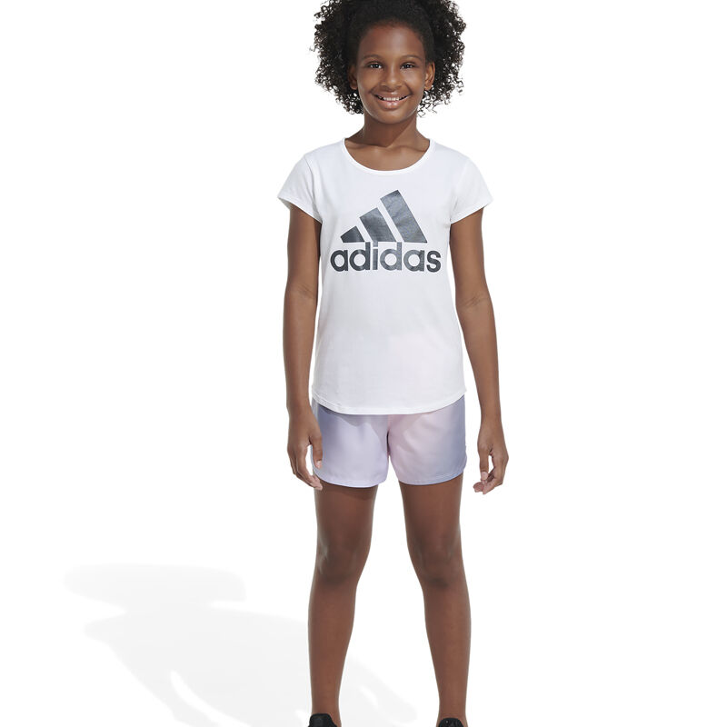 adidas Girls' AEROREADY® Ombr  Shorts image number 0