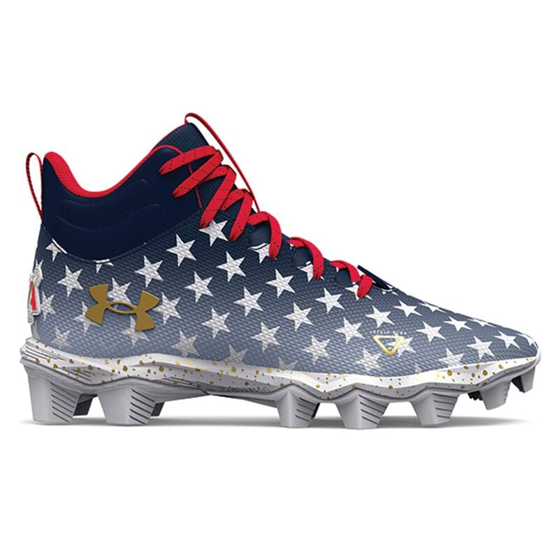 Under Armour Boys' Spotlight Franchise USA Jr. Football Cleats image number 0