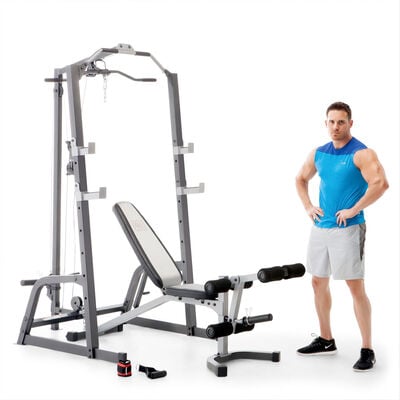 Marcy Deluxe Smith Cage System with Weight Bench
