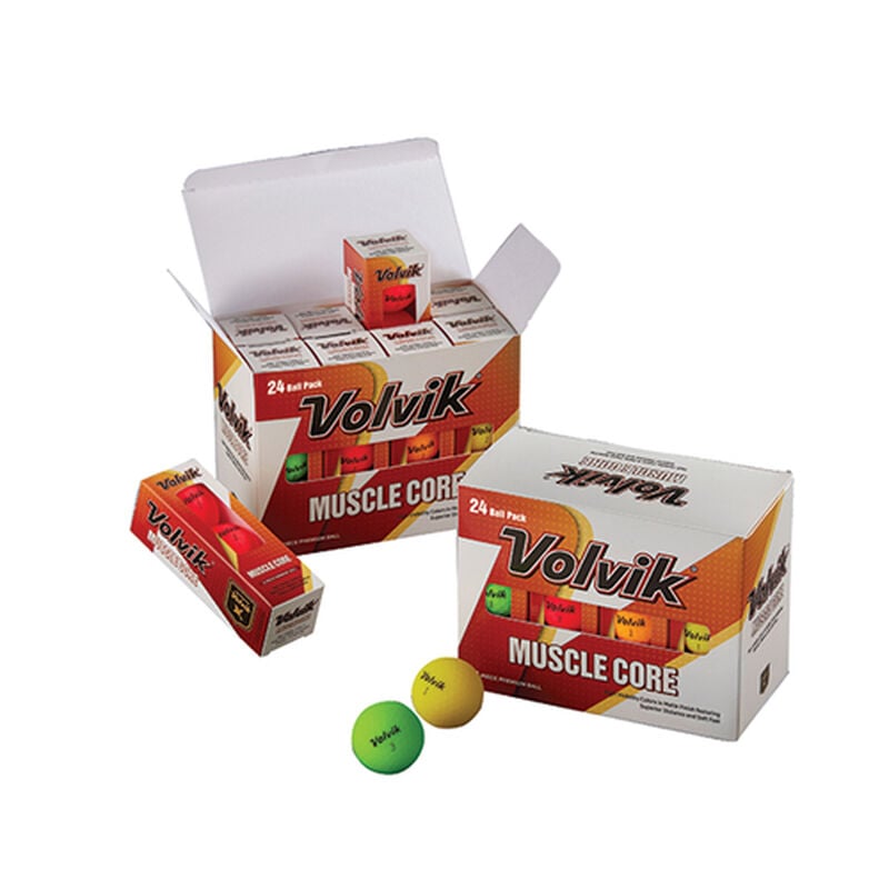 Volvik Muscle Core 24 Pack Matte Multi Color Golf Balls image number 0