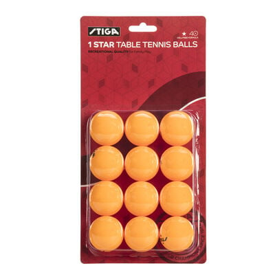 Stiga 12 Pack Orange 1S Balls