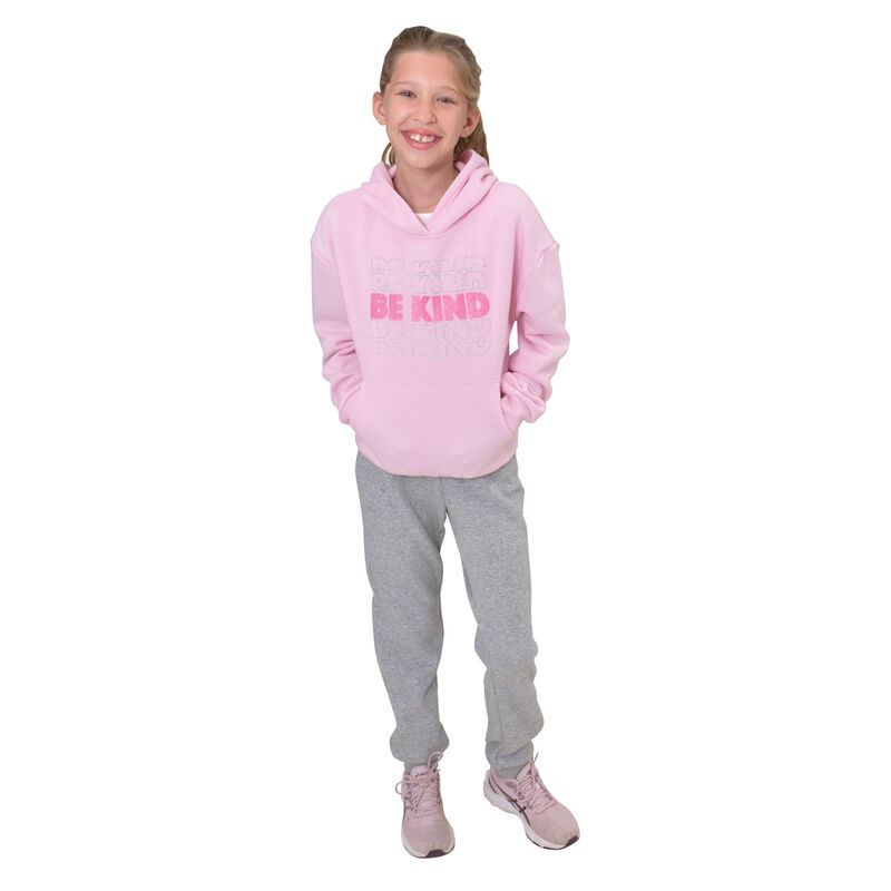 Freestyle Girls' Be Kind Glitter Hoodie image number 1