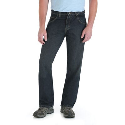 Wrangler Men's Rugged Wear Relaxed Fit Mid Rise Jean