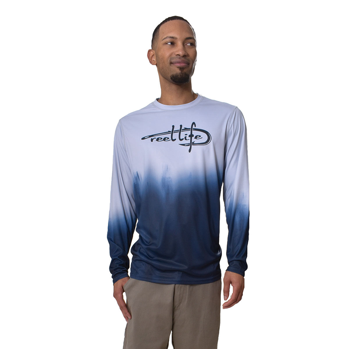 Reel life men's long sleeve sale uv tee