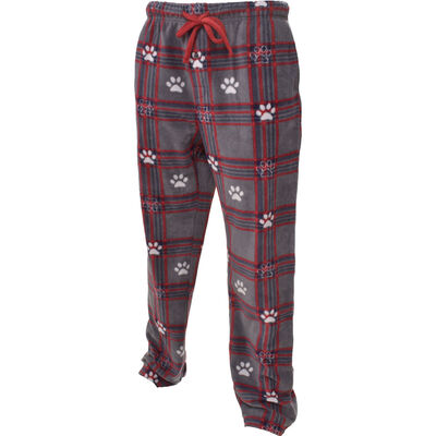 Canyon Creek Men's Plaid Paw Print Loungewear Pants