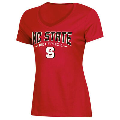 Knights Apparel Women's North Carolina State Classic Arch Short Sleeve T-Shirt