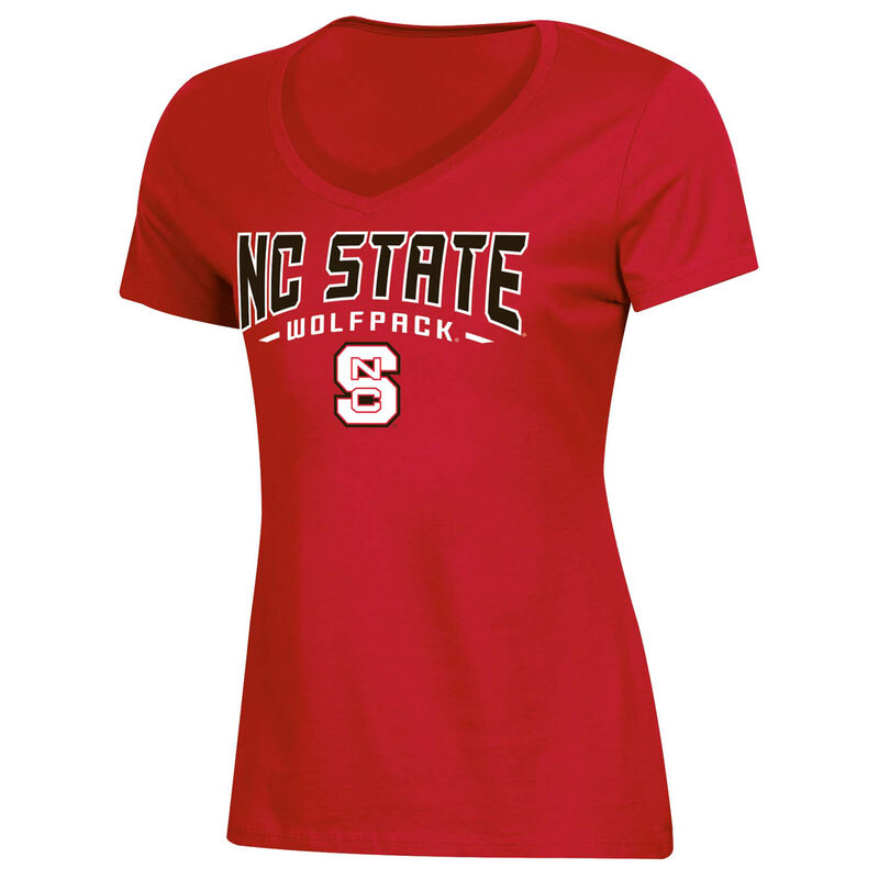 Knights Apparel Women's North Carolina State Classic Arch Short Sleeve T-Shirt image number 0