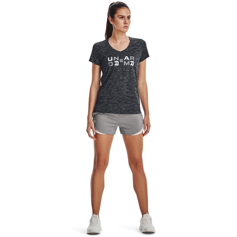 Under Armour Women's Tech Twist Graphic Short Sleeve V-Neck Tee image number 0