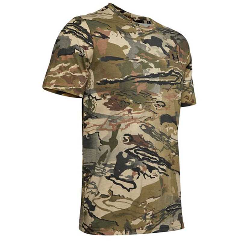 Under Armour Men's Short Sleeve Scent Control Camo Hunting Tee image number 1