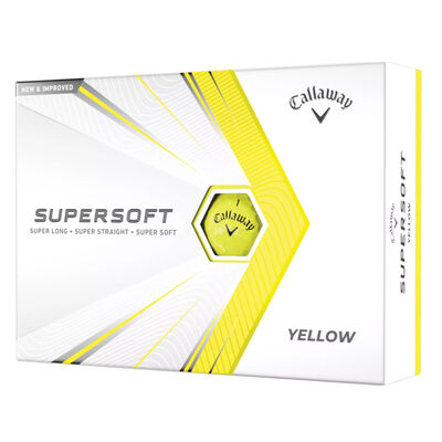 Callaway Golf Supersoft Yellow Golf Balls 12 Pack