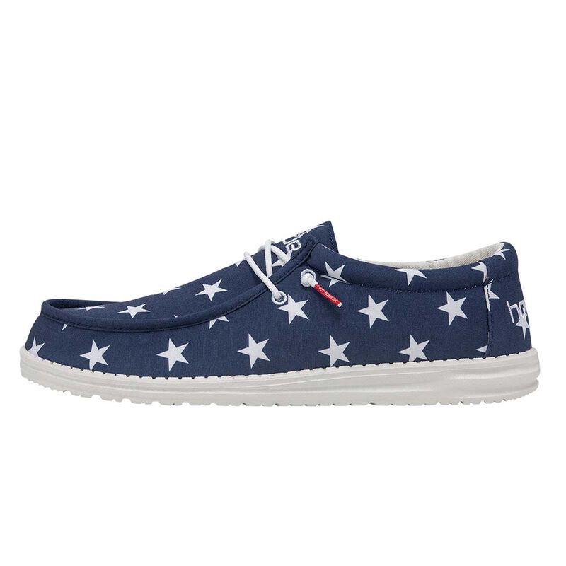 HeyDude Men's Wally Patriotic American Flag Shoes image number 1