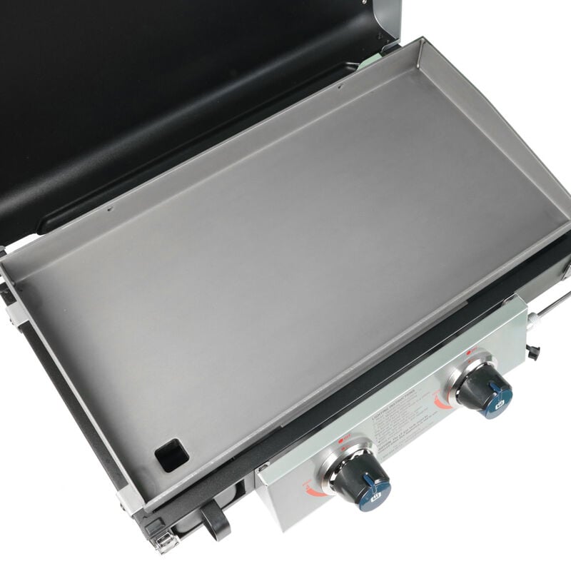 Razor 2-Burner Portable LP Gas Griddle with Lid image number 3