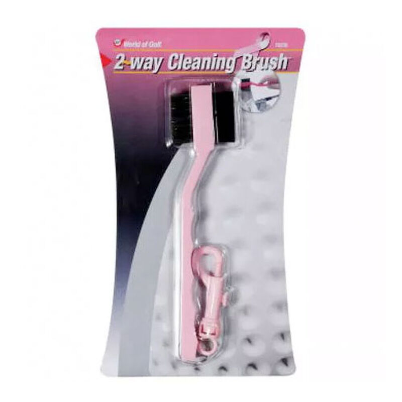 Golf Gifts Pink Dual Cleaning Brush image number 0