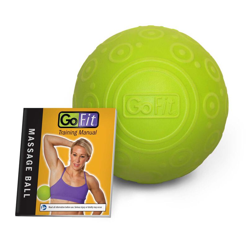 Go Fit Deep Tissue Massage Ball- 5" with Training Manual image number 1