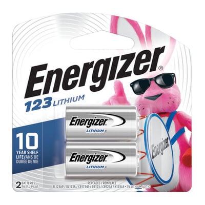 Energizer 123 Batteries 2-Pack