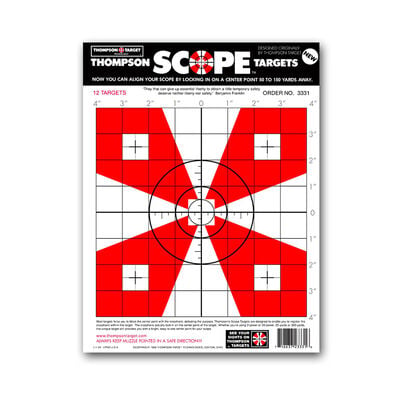 Thompson Center Small Scope 9"x12" Targets 12 pack
