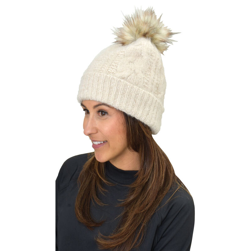David & Young Women's Marled Brushed Lined Beanie image number 0