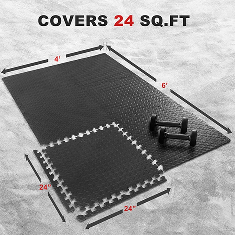 Xprt Fitness 6pc Interlock 3/4" Floor Mat image number 0