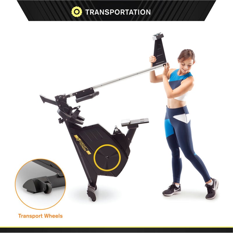 Circuit Fitness Deluxe Foldable Magnetic Rowing Machine image number 11