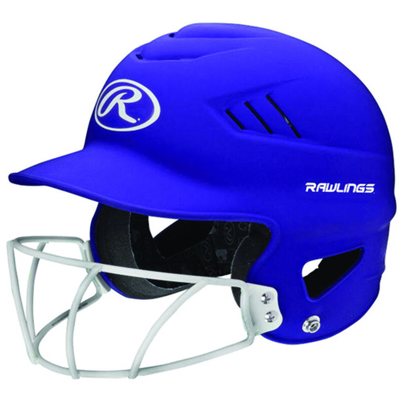 Rawlings Highlighter Fastpitch Batting Helmet With Mask image number 0