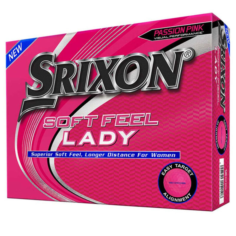 Srixon Soft Feel Lady Pink Dozen Golf Balls image number 0