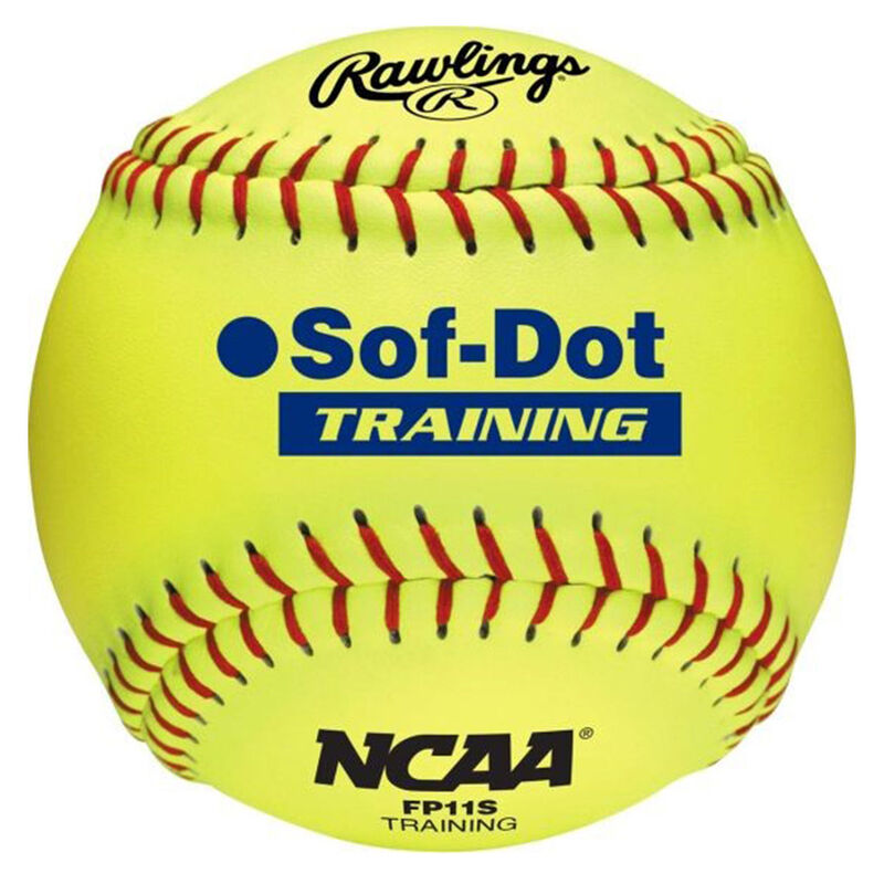 Rawlings 11" NCAA Soft Training Softball image number 0