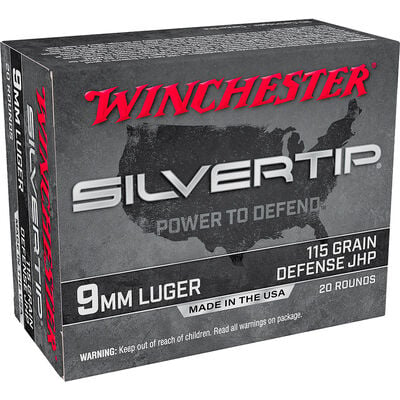 Winchester 9MM 115GR Silvertip Ammo
