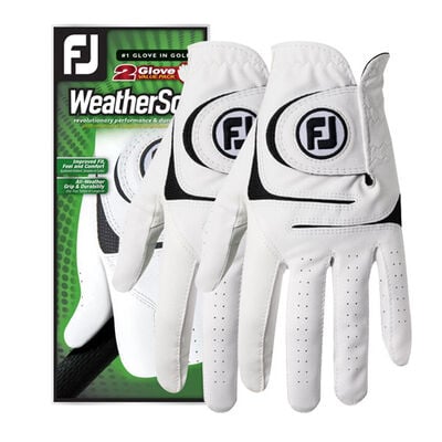 Footjoy Men's Weathersof Left Hand Golf Gloves 2-pack