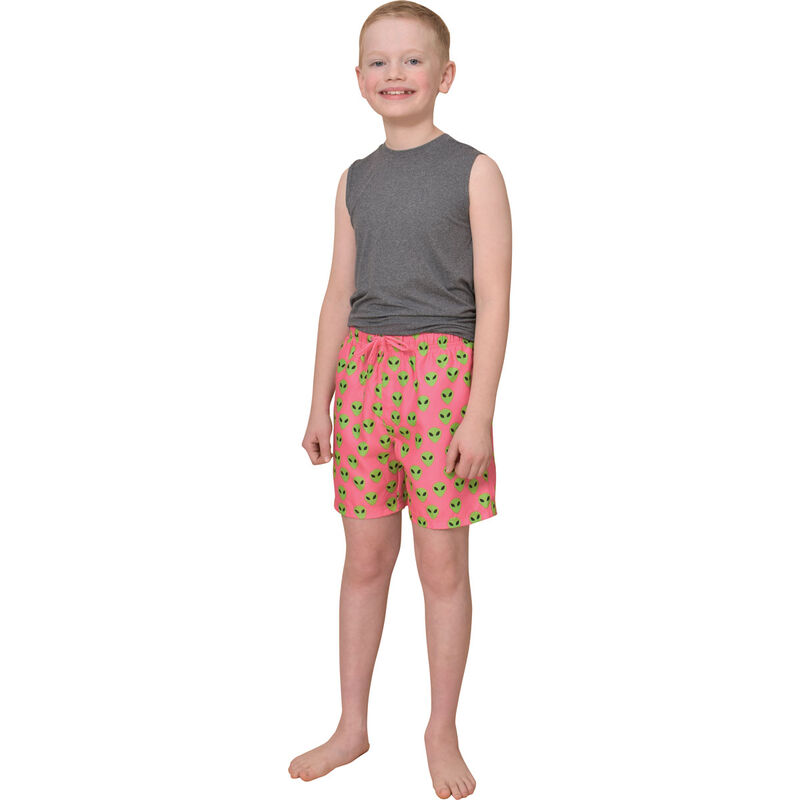 Canyon Creek Boy's Alien Print Volley Shorts image number 1