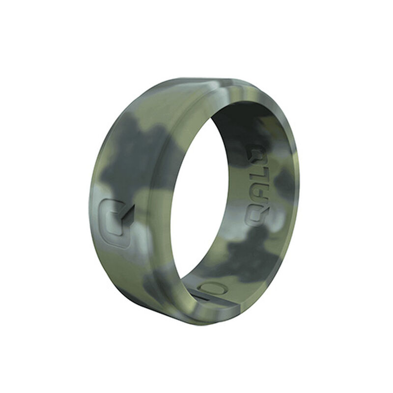Qalo Men's Step Edge Silicone Ring image number 2