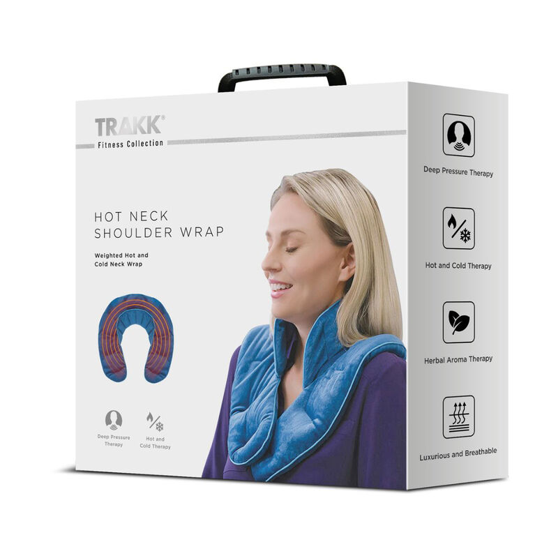Trakk Comfort Weighted Hot Neck Shoulder Aromatherapy Wrap image number 3