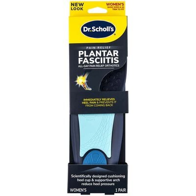 Dr Scholls Women's Plantar Fasciitis All-Day Pain Relief Orthotics Insoles