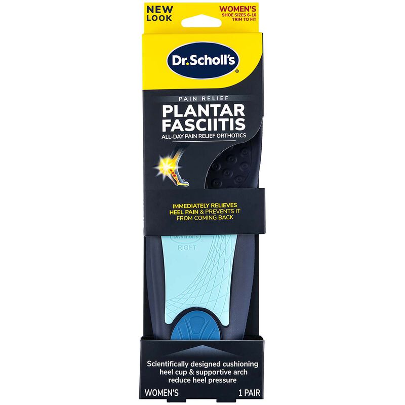 Dr Scholls Women's Plantar Fasciitis All-Day Pain Relief Orthotics Insoles image number 0