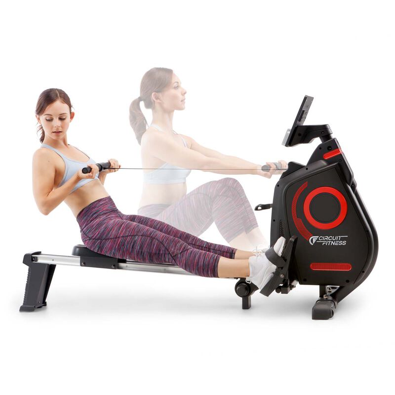 Circuit Fitness Foldable Magnetic Rowing Machine image number 0